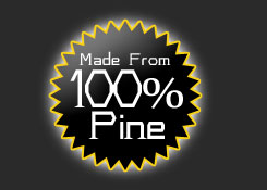 100% Pine Wood